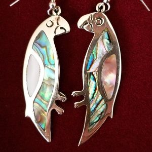 Alpaca Mexico Silver Parrott Earrings